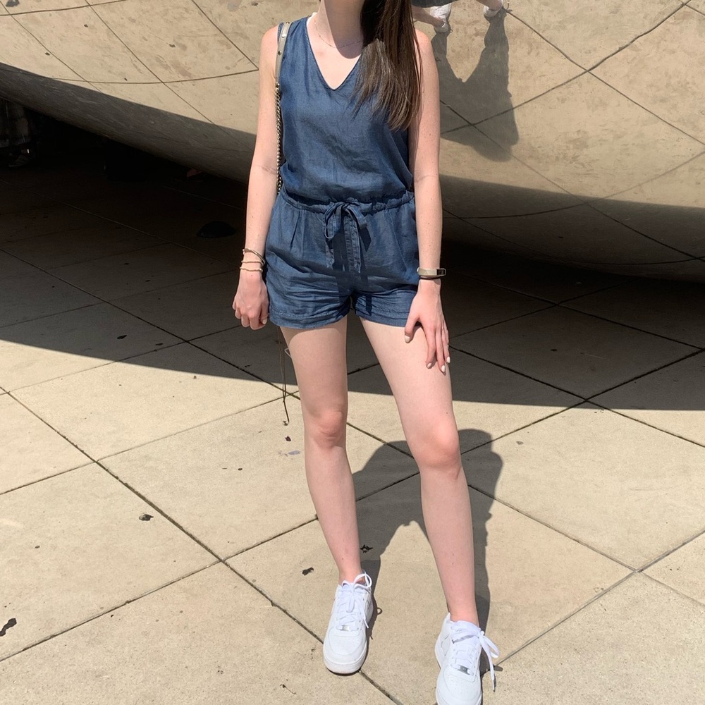 Zara Chambray Romper